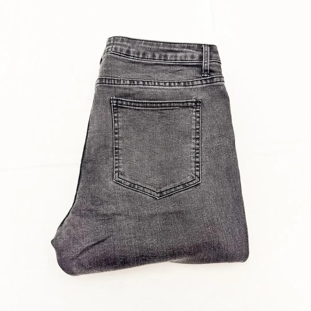 Acne Studios Skin 5 Used Black Stretch Black Charcoal Denim Jeans Size 23